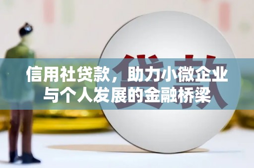 北仑信用社贷款，助力小微企业与个人发展的金融桥梁