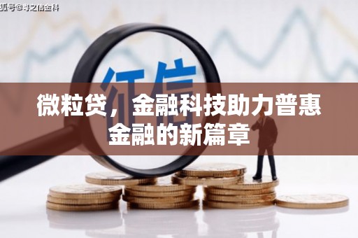 北仑微粒贷，金融科技助力普惠金融的新篇章