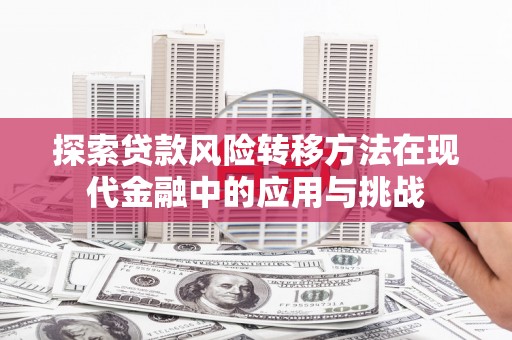 北仑探索贷款风险转移方法在现代金融中的应用与挑战