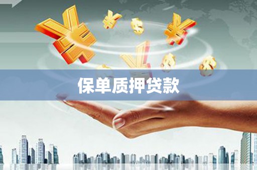 北仑保单质押贷款