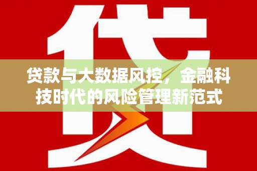 北仑贷款与大数据风控，金融科技时代的风险管理新范式