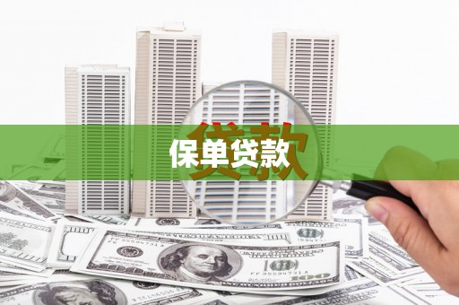 北仑保单贷款
