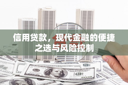 北仑信用贷款，现代金融的便捷之选与风险控制