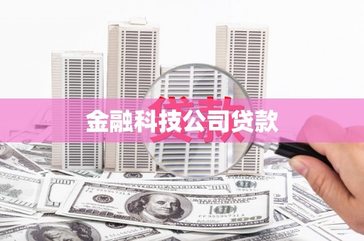 北仑金融科技公司贷款