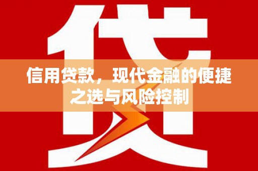 北仑信用贷款，现代金融的便捷之选与风险控制
