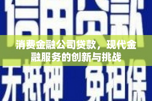 北仑消费金融公司贷款，现代金融服务的创新与挑战