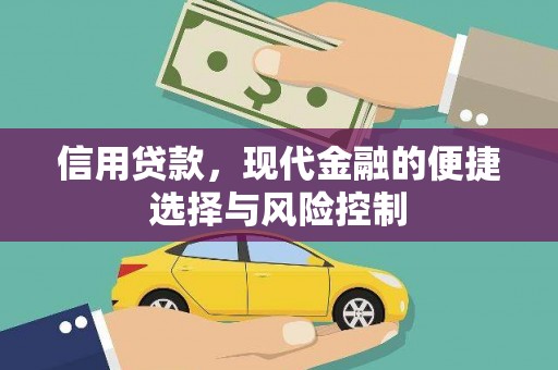 北仑信用贷款，现代金融的便捷选择与风险控制