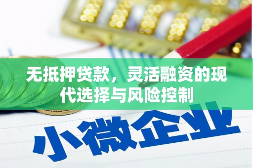 北仑无抵押贷款，灵活融资的现代选择与风险控制