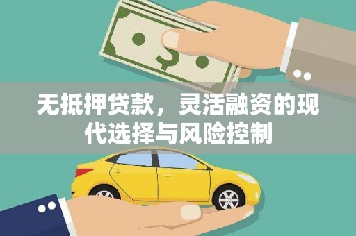 北仑无抵押贷款，灵活融资的现代选择与风险控制