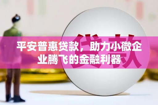 北仑平安普惠贷款，助力小微企业腾飞的金融利器