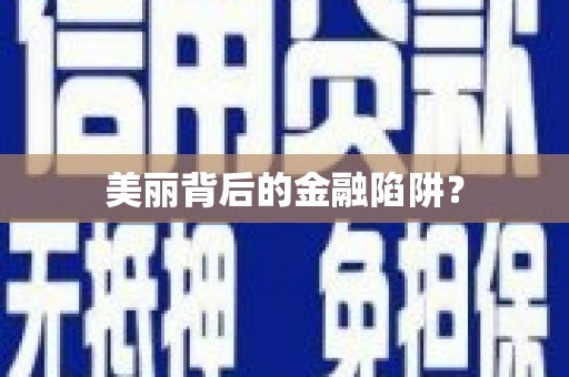 北仑美丽背后的金融陷阱？