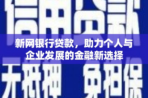 北仑新网银行贷款，助力个人与企业发展的金融新选择