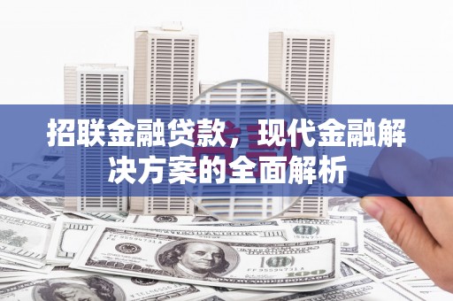 北仑招联金融贷款，现代金融解决方案的全面解析