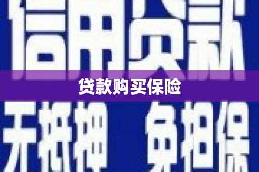 北仑贷款购买保险