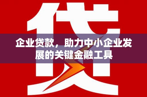 北仑企业贷款，助力中小企业发展的关键金融工具
