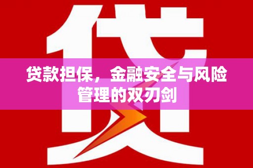 北仑贷款担保，金融安全与风险管理的双刃剑