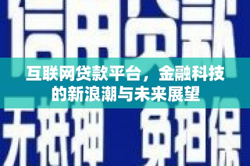 北仑互联网贷款平台，金融科技的新浪潮与未来展望