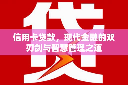 北仑信用卡贷款，现代金融的双刃剑与智慧管理之道
