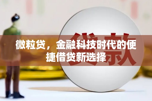 北仑微粒贷，金融科技时代的便捷借贷新选择