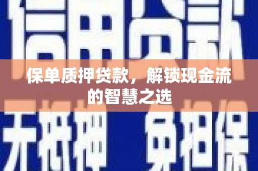 北仑保单质押贷款，解锁现金流的智慧之选