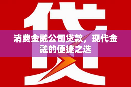 北仑消费金融公司贷款，现代金融的便捷之选
