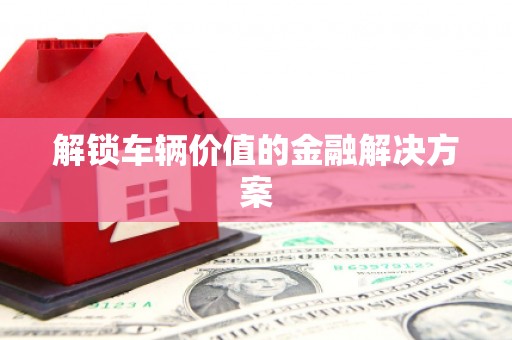 北仑解锁车辆价值的金融解决方案