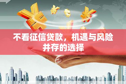 北仑不看征信贷款，机遇与风险并存的选择