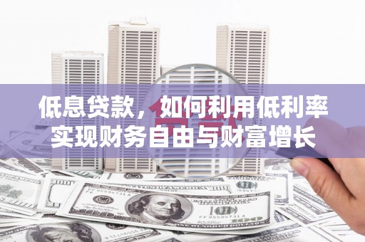 北仑低息贷款，如何利用低利率实现财务自由与财富增长