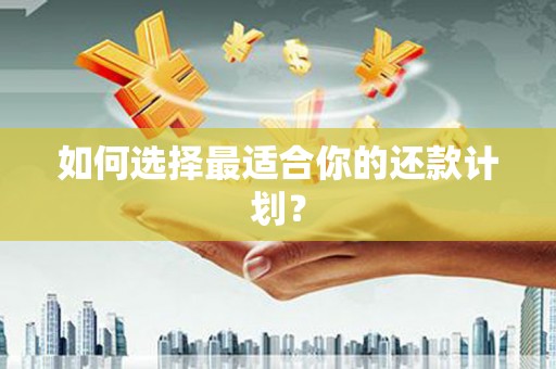 北仑如何选择最适合你的还款计划？