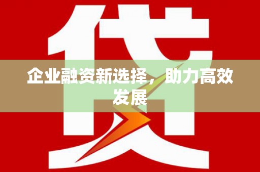 北仑企业融资新选择，助力高效发展