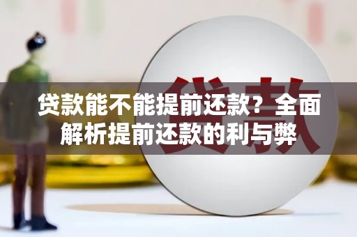 北仑贷款能不能提前还款？全面解析提前还款的利与弊