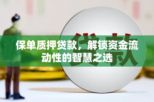 北仑保单质押贷款，解锁资金流动性的智慧之选